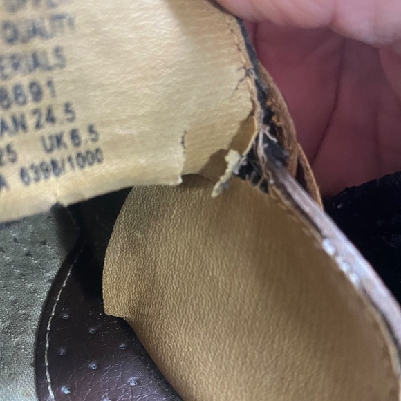 Thom McAn brown leather clogs size 8 - Picture 16 of 16